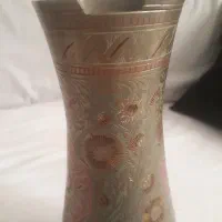 گلدان برنزی طرح گل رز قدینی|صنایع دستی و سایر لوازم تزئینی|تهران, بوستان ولایت|دیوار