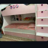 تخت خواب mdf دو طبقه محکم|تخت و سرویس خواب|دزفول, |دیوار