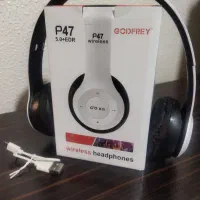 هدفون رنگ سفید و مشکی بلوتوثی|لوازم جانبی موبایل و تبلت|شاهین‌شهر, شهرک گلدیس|دیوار