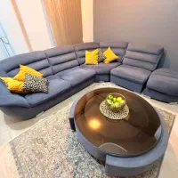 ست مبل راحتی ۷نفره کاملا تمیز و نو