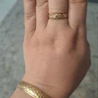 سرویس طلا،ست تک پوش وانگشتر،گوشواره|جواهرات|اهواز, پادادشهر|دیوار