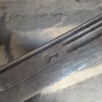 سماور زغالی خ‌خ قدیمی با یک شمشیر قدمت بالا|کلکسیون اشیاء عتیقه|قزوین, |دیوار