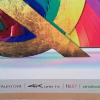 تلویزیون تی سی ال فورکه کیو ال ای دی|تلویزیون و پروژکتور|قزوین, |دیوار