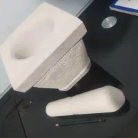 هاون جوغن آسک سنگی دست ساز|کلکسیون اشیاء عتیقه|شیراز, شهرک کوثر|دیوار