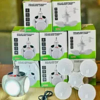 لامپ شارژی پنج پر پنل خورشیدی