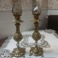 شمعدان برنزی اصل کاملا نو میباشد