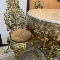 میز ناهارخوری شیک و کم جا جنس برنج|میز و صندلی غذاخوری|اصفهان, شاهزید|دیوار