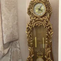 ساعت دیواری تمام چوب پاندول دار سالم و بدون ایراد