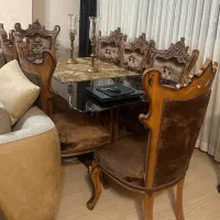 میز نهارخوری ۸ نفره استیل