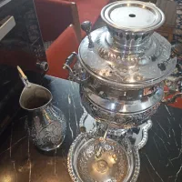 سماور گازی آپولوم قلم کاری شده|سماور، چای‌ساز، قهوه‌ساز|مشهد, شهید هاشمی نژاد|دیوار