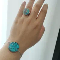 انگشتر ون یکاد و آویز ماشین چهار قل