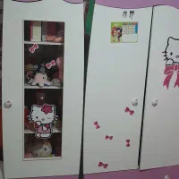 سرویس خواب کودک دخترانه|تخت و سرویس خواب|زاویه, |دیوار