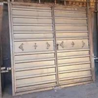 در آهنی درب حیاط حیاطی خانه آهن باغ باغی|مصالح و تجهیزات ساختمان|تربت جام, مولانا|دیوار