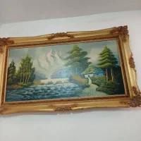 تابلو منظره رنگ روغن