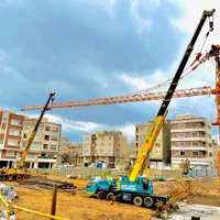 جرثقیل ۳تن الی ۱۲۰تن کفی دار و دکل بلند شبانه روزی|خدمات حمل و نقل|قزوین, |دیوار