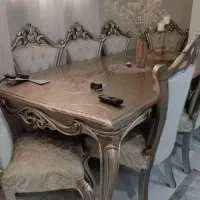 مبل ۷ نفره وناهارخوری ۸ نفره واینه کنسول|مبلمان خانگی و میز عسلی|شیراز, شهرک بهشتی|دیوار