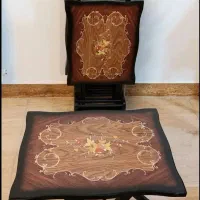 میز عسلی ۴ تایی تاشو چمدانی،چوب MDF پولیشی|مبلمان خانگی و میز عسلی|لاهیجان, انقلاب|دیوار