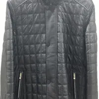 کاپشن چرم مردانه چرم بهپوشان سایز لارج