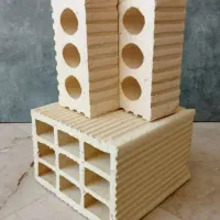 تولیدفروش سفال دیواری آجر نما زرد و قرمز