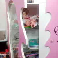 تخت کمد دخترانه|تخت و صندلی بچه|سبزوار, توحیدشهر|دیوار