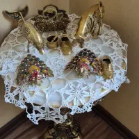 میز تلفن برنز خیلی سنگین