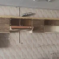 یک دست کابینت فلزی سالم و تر و تمیز