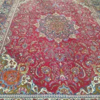 سلام دوعددفرش دستباف کارکرده قدیمی فروش فوری|فرش|قم, تولید دارو و یخچال|دیوار