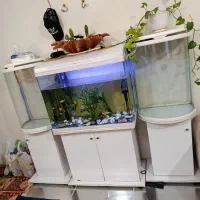 آکواریوم سه تیکه سالم تمیز