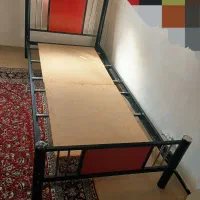 تخت یک نفره فلزی محکم و شیک