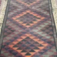 دوتخته گلیم فرش باموی بز و یک تخته فرش شش متری