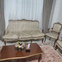 مبل سلطنتی ۹نفره.  چوب تنه انگلیسی|مبلمان خانگی و میز عسلی|رشت, استقامت ۱|دیوار