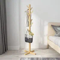چوب لباسی یا آویز لباس چوبی ایستاده