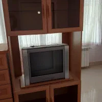 میز تلویزیون و دراور و تلویزیون ۳ تیکه در حد نو|میز تلویزیون|کرمانشاه, |دیوار