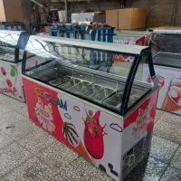 تاپینگ بستنی شیشه خم مشکی کد ۰۱۹