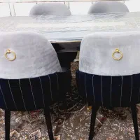 میز غذا خوری شیش نفره در حد نو|میز و صندلی غذاخوری|بیکاه, |دیوار