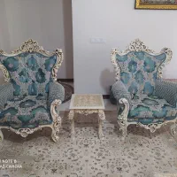 مبل و میز ناهار خوری ست به همراه ساعت ایستاده|مبلمان خانگی و میز عسلی|فردیس, سرحد آباد|دیوار