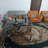 سلام یک دست مبل راحتی ۷نفره سالم و۳عددعسلی|مبلمان خانگی و میز عسلی|باوله, |دیوار