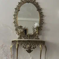 اینه و شمعدان برنز