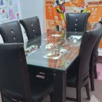 میزناهارخوری چوب وچرم