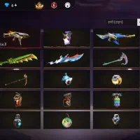 اکانت فری فایر فقط فروش ۷۵۰۰جم خورده همه چی داره|کنسول، بازی ویدئویی و آنلاین|خرمآباد, |دیوار