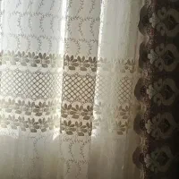 پرده دوعددشال باچوپ پرده