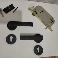 قفل دستگیره درب چوبی و آهنی توپی ۵کلید توپی سرویس