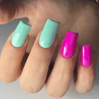 کاشت ناخن در فلاح ۳۹۰ با لاک ژل|خدمات آرایشگری و زیبایی|تهران, فلاح|دیوار