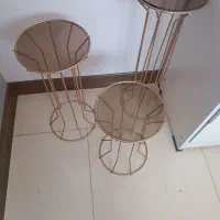 سه عدد میز فلزی