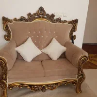 مبلمان سلطنتی راحتی ۷ نفره|مبلمان خانگی و میز عسلی|آبدانان, |دیوار