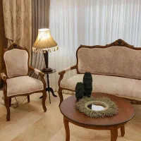 مبلمان آنتیک تمام چوب