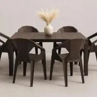 میز صندلی پلاستیکی/ناهارخوری فضاییRosaکد438/گلشهر