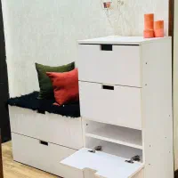 کمد جا کفشی ساده و مینیمال|جاکفشی، کمد، دراور|فولادشهر, B4|دیوار