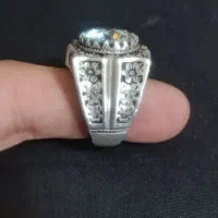 ۴انگشتر نقره فیروزه و عقیق کهنه