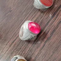 انگشتر یاقوت و عقیق احمد ری